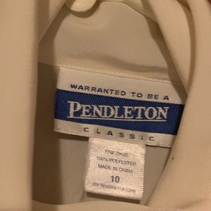 Pendleton Tops - white long sleeve blouse for women Pendleton Tops - white long sleeve blouse for women